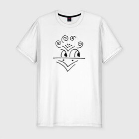 Мужская футболка хлопок Slim с принтом Птица рисунок карнадашом в Тюмени, 92% хлопок, 8% лайкра | приталенный силуэт, круглый вырез ворота, длина до линии бедра, короткий рукав | hand made | графика | карандаш | кудри | минимализм | птицы | рисунок | черно белый