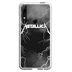 Чехол для Honor P Smart Z с принтом METALLICA РАЗРЯД МОЛНИИ в Тюмени, Силикон | Область печати: задняя сторона чехла, без боковых панелей | metalica | metallica | группа | джеймс хэтфилд | кирк хэмметт | ларс ульрих | метал | металика | металлика | миталика | молния | музыка | разряд молнии | роберт трухильо | рок | трэш | трэшметал | хард | хеви