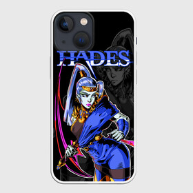 Чехол для iPhone 13 mini с принтом Hades Megaera в Тюмени,  |  | hades | megaera | roguelike | аид | бесконечные круги ада | компьютерная игра | мегера | мифология