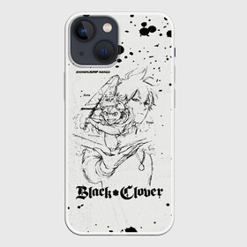 Чехол для iPhone 13 mini с принтом Аста и Юно Чёрный клевер в Тюмени,  |  | asta | black bulls | black clover | quartet knights | yuno | акума | аниме | аста | блэк кловер | буракку куро:ба | демон | королевство клевера | король магов | лихт | магна | манга | пятилистник | черный бык | чёрный клев