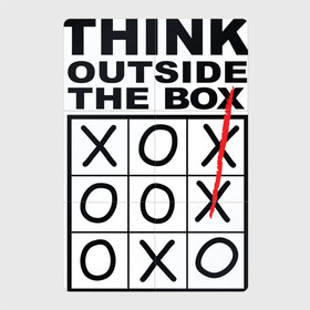 Магнитный плакат 2Х3 THINK OUTSIDE THE BOX: в Тюмени, Полимерный материал с магнитным слоем | 6 деталей размером 9*9 см | Тематика изображения на принте: box | braine | imagine | outside | text | think | word | воображение | думай | комфорт | крестики | надписи | настроение | нолики | текст