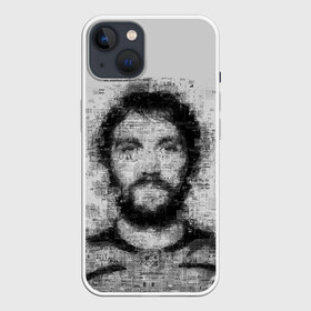 Чехол для iPhone 13 с принтом АЛЕКСАНДР ОВЕЧКИН в Тюмени,  |  | alex | art | capitals | hockey | nhl | ovechkin | sport | text | washington | word | александр | вашингтон | великий | кэпиталз | нхл | овечкин | ови | слова | спорт | текст | хоккей