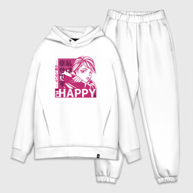 Мужской костюм хлопок OVERSIZE с принтом Happy Sad Anime Girl Kanji в Тюмени,  |  | anime | chibi | cute | girls | happiness | im happy | japan | japanese | kawaii | manga | waifu | анимешник | анимешница | грусть | девочки | девушки | иероглифы | кандзи | лица | манга | настроение | рисунок в стиле аниме | счастье | типичная 