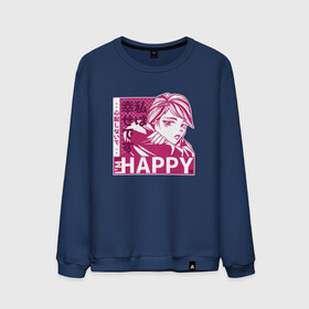 Мужской свитшот хлопок с принтом Happy Sad Anime Girl Kanji в Тюмени, 100% хлопок |  | anime | chibi | cute | girls | happiness | im happy | japan | japanese | kawaii | manga | waifu | анимешник | анимешница | грусть | девочки | девушки | иероглифы | кандзи | лица | манга | настроение | рисунок в стиле аниме | счастье | типичная 