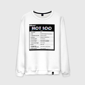 Мужской свитшот хлопок с принтом BTS DYNAMITE BILLBOARD HOT-100 в Тюмени, 100% хлопок |  | bbma | bts | dynamite | j hope | jimin | jin | jk | rm | suga | v | чарт топ