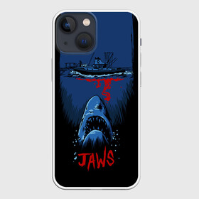 Чехол для iPhone 13 mini с принтом Jaws movie в Тюмени,  |  | jaws | jaws 2 | jaws movie | кино | челюсти | челюсти 2 | челюсти фильм