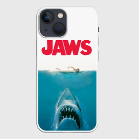 Чехол для iPhone 13 mini с принтом Jaws 1975 в Тюмени,  |  | jaws | jaws 2 | jaws movie | кино | челюсти | челюсти 2 | челюсти фильм