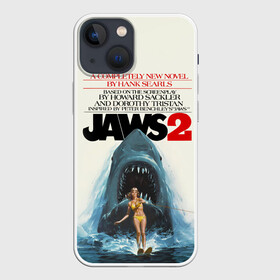 Чехол для iPhone 13 mini с принтом Jaws 2 в Тюмени,  |  | jaws | jaws 2 | jaws movie | кино | челюсти | челюсти 2 | челюсти фильм