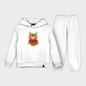 Детский костюм хлопок Oversize с принтом Рыжий Кот в Тюмени,  |  | animal | cat | cute | kitty | meow | друг | животные | киска | китти | кот | котенок | котик | котэ | кошечка | кошка | лев | леопард | милый | мур | мяу | пантера | питомец | рысь | тигр