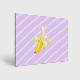 Холст прямоугольный с принтом Банан графический фон в Тюмени, 100% ПВХ |  | банан | геометрический принт | графический принт | лавандовый | летний | лето | мятный | полоска | принт