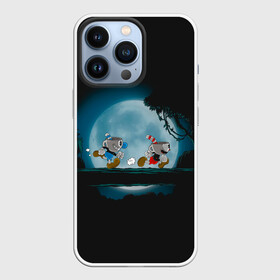 Чехол для iPhone 13 Pro с принтом Ночная прогулка в Тюмени,  |  | arkade | cup head | cuphead | game | games | аркада | игра | игры | кап хэд | капхед | купа хэд | сгз руфв | сгзруфв | чашкоголовый