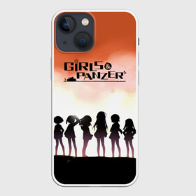 Чехол для iPhone 13 mini с принтом Girls und Panzer | Poster (Z) в Тюмени,  |  | Тематика изображения на принте: anime | girls und panzer | panzer | аниме | анцио | гарудзу андо панца | девушки и танки | куромориминэ | манго | оараи | пик чёрного леса | сандерс | спокон