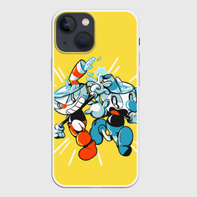 Чехол для iPhone 13 mini с принтом Cuphead bros в Тюмени,  |  | arkade | cup head | cuphead | game | games | аркада | игра | игры | кап хэд | капхед | купа хэд | сгз руфв | сгзруфв | чашкоголовый