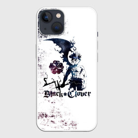 Чехол для iPhone 13 с принтом Чёрный демонический Аста Либе в Тюмени,  |  | asta | black bulls | black clover | quartet knights | yuno | акума | аниме | аста | блэк кловер | буракку куро:ба | демон | королевство клевера | король магов | лихт | магна | манга | пятилистник | черный бык | чёрный клев