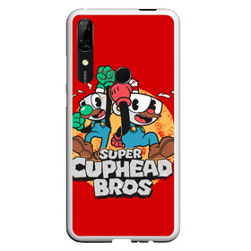 Чехол для Honor P Smart Z с принтом Super Cuphead Bros в Тюмени, Силикон | Область печати: задняя сторона чехла, без боковых панелей | arkade | cup head | cuphead | game | games | mario | аркада | игра | игры | кап хэд | капхед | купа хэд | марио | сгз руфв | сгзруфв | чашкоголовый