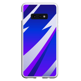 Чехол для Samsung S10E с принтом SPORT STYLE BLUE в Тюмени, Силикон | Область печати: задняя сторона чехла, без боковых панелей | 3d | 3д | sport | абстракция | линии | паттерн | соты | спортивный стиль | текстуры