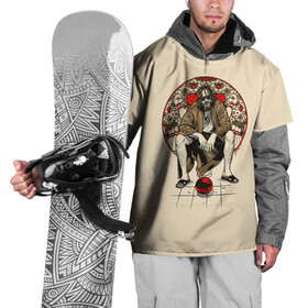 Накидка на куртку 3D с принтом Dude, rug, bowling в Тюмени, 100% полиэстер |  | Тематика изображения на принте: big lebowski | donney | dude | lebowski | the big lebowski | the dude | walter | большой лебовски | лебовски | чувак