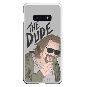 Чехол для Samsung S10E с принтом The Dude в Тюмени, Силикон | Область печати: задняя сторона чехла, без боковых панелей | big lebowski | donney | dude | lebowski | the big lebowski | the dude | walter | большой лебовски | лебовски | чувак