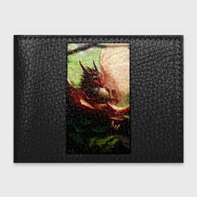 Обложка для студенческого билета с принтом Дракоша в Тюмени, натуральная кожа | Размер: 11*8 см; Печать на всей внешней стороне | Тематика изображения на принте: дракон | милые звери | мифические существа
