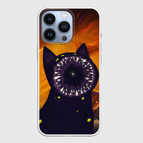 Чехол для iPhone 13 Pro с принтом Космический кот | Space Cat в Тюмени,  |  | cat | cats | colors | galaxy | meow | paints | space | star
nebula | абстракция | вселенная | галактика | звезда | звезды | космический | кот | котик | котики | коты | кошка | кошки | красивая кошка | краски | мяу | планеты