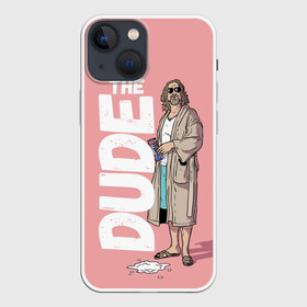 Чехол для iPhone 13 mini с принтом The Real Dude в Тюмени,  |  | big lebowski | donney | dude | lebowski | the big lebowski | the dude | walter | большой лебовски | лебовски | чувак
