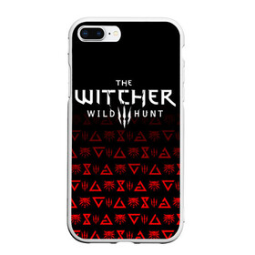 Чехол для iPhone 7Plus/8 Plus матовый с принтом THE WITCHER [1] в Тюмени, Силикон | Область печати: задняя сторона чехла, без боковых панелей | the witcher | the witcher wild hunt | ведьмак | ведьмак 3: дикая охота