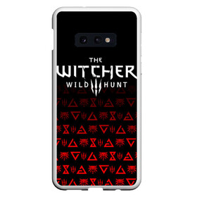 Чехол для Samsung S10E с принтом THE WITCHER [1] в Тюмени, Силикон | Область печати: задняя сторона чехла, без боковых панелей | the witcher | the witcher wild hunt | ведьмак | ведьмак 3: дикая охота