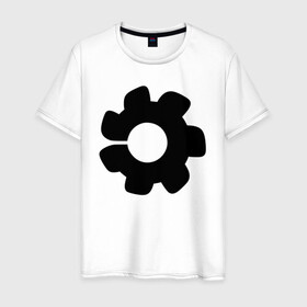 Мужская футболка хлопок с принтом Housemarque в Тюмени, 100% хлопок | прямой крой, круглый вырез горловины, длина до линии бедер, слегка спущенное плечо. | games | housemarque | logo | playstation | ps5 | returnal