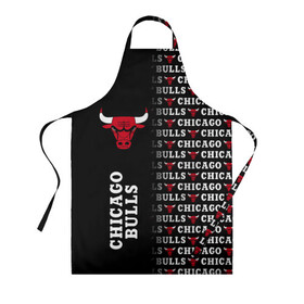 Фартук 3D с принтом CHICAGO BULLS [7] в Тюмени, 100% полиэстер | общий размер — 65 х 85 см, ширина нагрудника — 26 см, горловина — 53 см, длина завязок — 54 см, общий обхват в поясе — 173 см. Принт на завязках и на горловине наносится с двух сторон, на основной части фартука — только с внешней стороны | basketball | bulls | chicago | chicago bulls | jordan | nba | баскетбол | джордан | нба | чикаго буллз