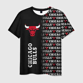 Мужская футболка 3D с принтом CHICAGO BULLS [7] в Тюмени, 100% полиэфир | прямой крой, круглый вырез горловины, длина до линии бедер | basketball | bulls | chicago | chicago bulls | jordan | nba | баскетбол | джордан | нба | чикаго буллз