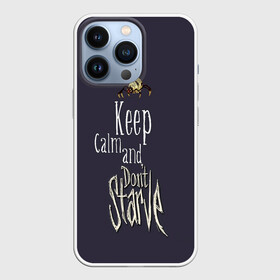 Чехол для iPhone 13 Pro с принтом Keep clam and dont starve в Тюмени,  |  | animation | dont starve | dont starve together | game | games | mult | survive | выживалка | выживание | донт старв | игра | игры | мульт | не голодай | не голодайка