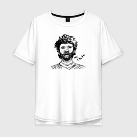 Мужская футболка хлопок Oversize с принтом Mo SALAH кричащий портрет в Тюмени, 100% хлопок | свободный крой, круглый ворот, “спинка” длиннее передней части | Тематика изображения на принте: basel | champion | chelsea | fifa | lfc | liverpool | mo salah | mohamed salah | mokawloon | roma | soccer | uefa | базель | египет | ливерпуль | лига чемпионов | лфк | мокавлун | мохаммед салах | рома | уефа | фифа | футбол