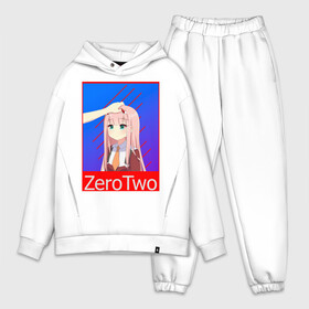 Мужской костюм хлопок OVERSIZE с принтом Маленькая Ноль Два в Тюмени,  |  | 002 | anime | girl | zero two | девушка | любимый во франксе