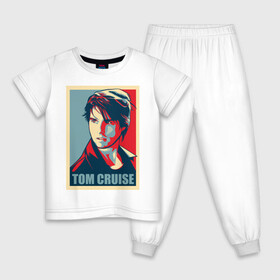Детская пижама хлопок с принтом Том Круз в Тюмени, 100% хлопок |  брюки и футболка прямого кроя, без карманов, на брюках мягкая резинка на поясе и по низу штанин
 | актер | голливуд | том круз | фильмы
