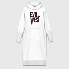 Платье удлиненное хлопок с принтом Evil West в Тюмени,  |  | Тематика изображения на принте: flying wild | focus home | gamer | games | дикий запад