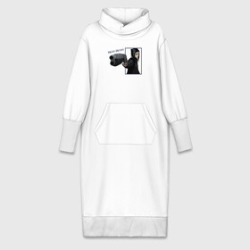 Платье удлиненное хлопок с принтом Риэл Мэйер (Эрго Прокси) в Тюмени,  |  | ergo proxy | аниме | надпись | пистолет | риэл мэйер | черные волосы