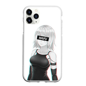 Чехол для iPhone 11 Pro Max матовый с принтом A2 | WAIFU в Тюмени, Силикон |  | 2a | 2б | ahegao | anime | automata | b2 | cyber | emil | girl | girls | glitch | hikka | neon | nier | senpai | waifu | yorha | а2 | аниме | ахегао | вайфу | глитч | глич | девушка | кибер | манга | неон | семпай | сенпай | тян | тяночка | 