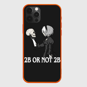 Чехол для iPhone 12 Pro Max с принтом 2B OR NOT 2B в Тюмени, Силикон |  | 2a | 2б | ahegao | anime | automata | b2 | cyber | emil | girl | girls | glitch | hikka | neon | nier | senpai | waifu | yorha | а2 | аниме | ахегао | вайфу | глитч | глич | девушка | кибер | манга | неон | семпай | сенпай | тян | тяночка | 