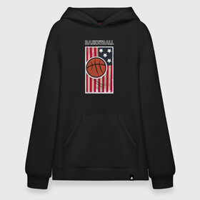 Худи SuperOversize хлопок с принтом USA Basketball в Тюмени, 70% хлопок, 30% полиэстер, мягкий начес внутри | карман-кенгуру, эластичная резинка на манжетах и по нижней кромке, двухслойный капюшон
 | basketball | game | nba | sport | streetball | баскетбол | баскетболист | игра | игрок | мяч | нба | спорт | стритбол | тренер