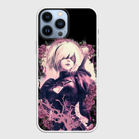 Чехол для iPhone 13 Pro Max с принтом 2B | ROSES в Тюмени,  |  | 2a | 2б | ahegao | anime | automata | b2 | cyber | emil | girl | girls | glitch | hikka | neon | nier | roses | senpai | waifu | yorha | а2 | аниме | ахегао | вайфу | глитч | глич | девушка | кибер | манга | неон | розы | семпай | сенпай | т