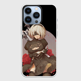 Чехол для iPhone 13 Pro с принтом Nier: Automata (2B) в Тюмени,  |  | 2a | 2б | ahegao | anime | automata | b2 | cyber | emil | girl | girls | glitch | hikka | neon | nier | roses | senpai | waifu | yorha | а2 | аниме | ахегао | вайфу | глитч | глич | девушка | кибер | манга | неон | розы | семпай | сенпай | т