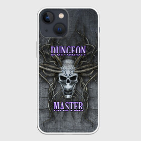 Чехол для iPhone 13 mini с принтом DM | Dungeon Master | SKULL в Тюмени,  |  | dd | dm | dungeon master | dungeons and dragons | skull | днд | мастер подземелий | подземелья и драконы