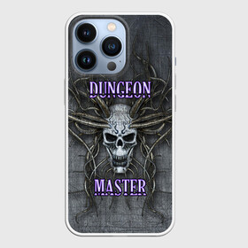 Чехол для iPhone 13 Pro с принтом DM | Dungeon Master | SKULL в Тюмени,  |  | dd | dm | dungeon master | dungeons and dragons | skull | днд | мастер подземелий | подземелья и драконы