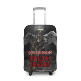 Чехол для чемодана 3D с принтом Dungeons & Dragons Паладин в Тюмени, 86% полиэфир, 14% спандекс | двустороннее нанесение принта, прорези для ручек и колес | dd | dungeons  dragons | paladin | днд | паладин | подземелья и драконы