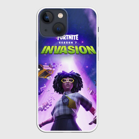 Чехол для iPhone 13 mini с принтом FORTNITE 7 СЕЗОН 2 ЧАСТЬ в Тюмени,  |  | 2 chapter | 2 часть | 7 season | 7 сезон | fortnite | invasion | вторжение | новый | сезон | фортнайт