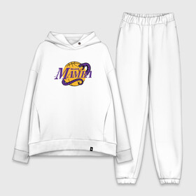 Женский костюм хлопок Oversize с принтом Black Mamba в Тюмени,  |  | basketball | bryant | game | james | kobe | lakers | lebron | los angeles | nba | sport | streetball | баскетбол | баскетболист | брайант | джеймс | змея | игра | игрок | коби | леброн | лейкерс | лос анджелес | мяч | нба | спорт | с