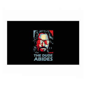 Бумага для упаковки 3D с принтом The Dude Abides (Лебовски) в Тюмени, пластик и полированная сталь | круглая форма, металлическое крепление в виде кольца | abide | big | dude | jeff | lebowski | the | большой | лебовски | фильм | чувак