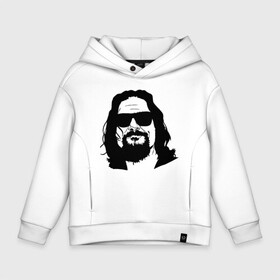 Детское худи Oversize хлопок с принтом Большой Лебовски (Big Lebowski) в Тюмени, френч-терри — 70% хлопок, 30% полиэстер. Мягкий теплый начес внутри —100% хлопок | боковые карманы, эластичные манжеты и нижняя кромка, капюшон на магнитной кнопке | Тематика изображения на принте: abide | big | dude | jeff | lebowski | the | большой | лебовски | фильм | чувак