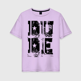 Женская футболка хлопок Oversize с принтом Dude в Тюмени, 100% хлопок | свободный крой, круглый ворот, спущенный рукав, длина до линии бедер
 | big lebowski | dude | hype | большой лебовски | хайп | чувак