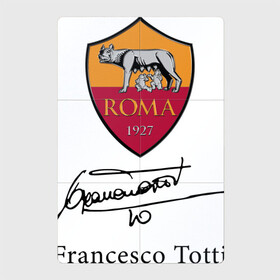 Магнитный плакат 2Х3 с принтом Francesco Totti Roma в Тюмени, Полимерный материал с магнитным слоем | 6 деталей размером 9*9 см | football | legend | roma | totti | wolf | волчица | италия | легенда | рим | тотти | футбол